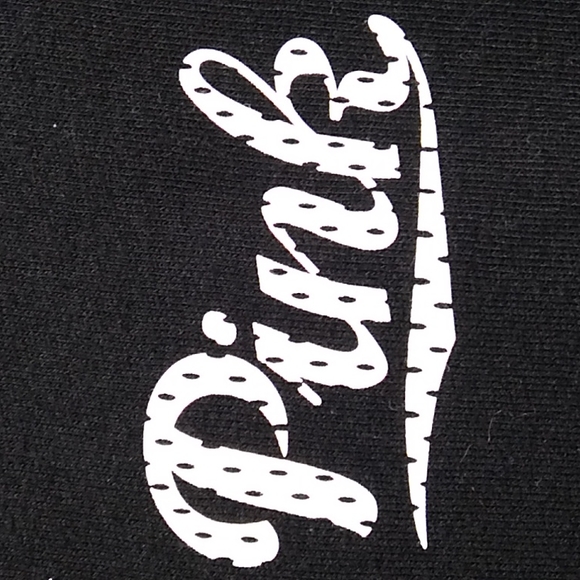 FINAL SALE! PINK Victoria's Secret Half Zip Pullover W/Hood Sz.M Gently Worn - Picture 6 of 11